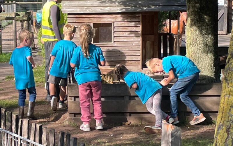 Op ontdekking bij de kinderboerderij